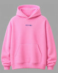 Basic Pink Hoodie Center Logo